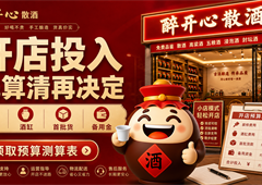 开散酒店要投多少钱？散酒加盟先算清房租装修和首批货