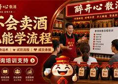 新手开散酒店怕不会卖？散酒加盟要先学会这套基础流程