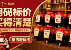 散酒门店为什么要明码标价？透明价格更容易建立信任